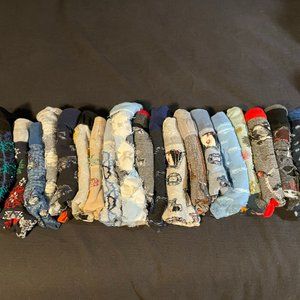 Bundle of 20 pairs of patterned dress socks - Men's Dress Socks 20 Pairs